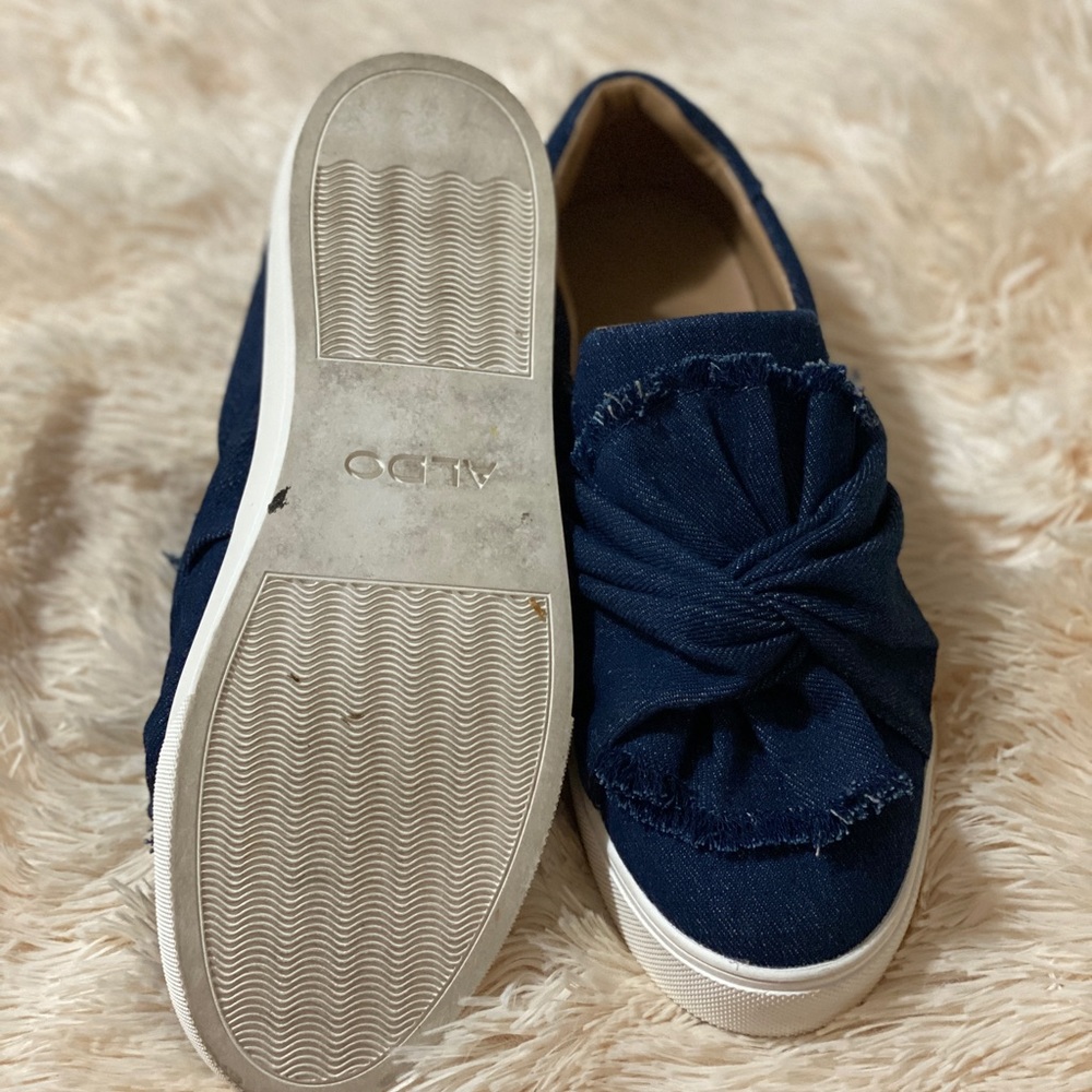 Denim Aldo slip ons - Picture 4 of 5